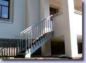 Treppe mit Treppengeländer